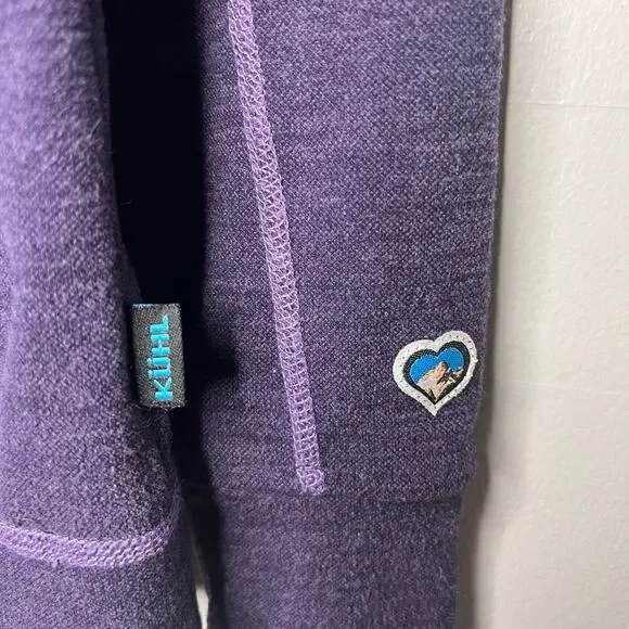 Kuhl Women's Small Purple Full Zip Hoodie Outerwear Activewear Long Sleeve - Picture 5 of 8